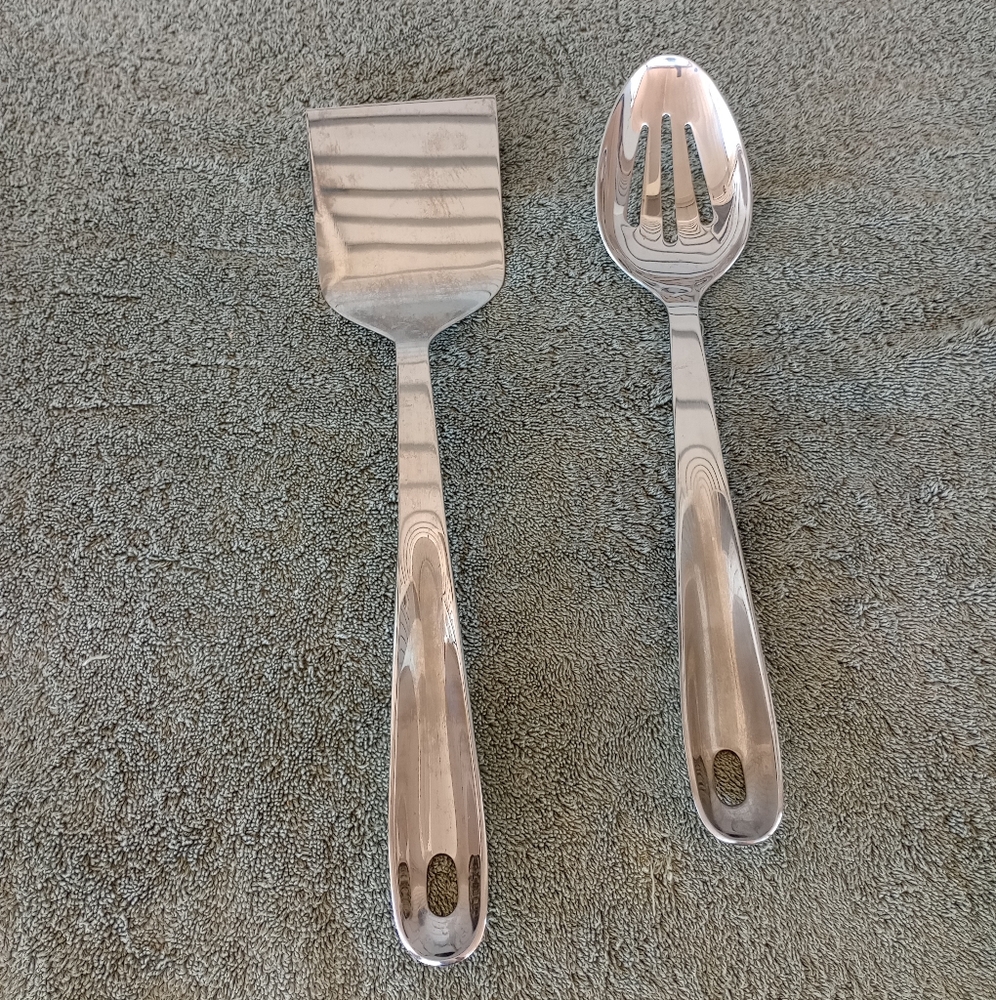 Target Made By Design Stainless Steel Spatula And Serving Spoon.